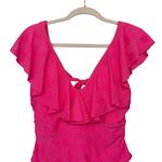 Trina Turk NWT Monaco Ruffle Over The Shoulder
One Piece Swimsuit, Sz 8 Photo 10