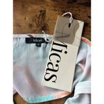 Micas NWT  Blue, Orange and Purple Halter Crop Top Photo 4