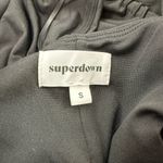 superdown ‎ Deep V Halterneck Ruched Romper in Black Size Small Photo 3