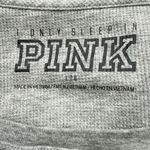 PINK - Victoria's Secret Victoria’s Secret PINK Grey Waffle Knit Henley Long Sleeve Shirt Women’s Large Photo 1