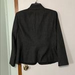 Le Suit Women’s Charcoal Blazer and Pants Set Size 16 Photo 4