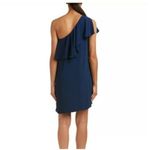 CeCe  Women's Tunic Dress One Shoulder Navy Blue Size 6 Photo 1