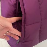 Eddie Bauer  Premium Quality Goose Down Puffer Vest Size XXL Purple Excellent con Photo 1