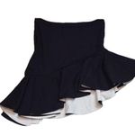 Torn By Ronny Kobo  asymmetrical ruffled skirt size small Photo 0