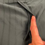 Athleta  Brooklyn Textured Striped Ankle Pants Hunter Green Featherweight Size 20 Photo 6