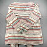 Natural Reflections Women's 2X Striped Open Front Cardigan Poncho Boho Fringe Photo 8