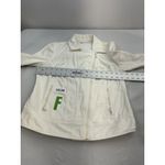 Chico's Womans  Size 0 (xs) White Full Zip Jean Jacket Photo 5