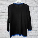 Yarnworks Vintage  Christmas Sweater Womens Size M Black Beaded Presents Candy Photo 4