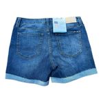 Seven7 Weekend Cuffed Denim Shorts Women’s Size 10 – Dark Wash NWT Photo 1