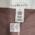 Eye Candy Woman’s 3xl Pull on Beige Black Red Plaid Long Casual Pants Photo 2