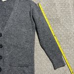 ana Women's Gray Cardigan Sweater Medium Button Front Longline‎ Pockets Photo 6