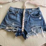 We The Free  People Sofia Distressed Denim Shorts Size 27 Photo 8