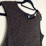 Vintage Ultra Dress New York Sleeveless Glitter Mini Shift Knit Dress Black Size M Photo 1