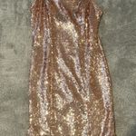 Lulus Rose Gold Sequin Mini Dress Photo 2