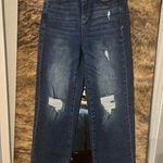 Habitual  high rise ankle straight leg jeans haven distressed blue size 25 Photo 0