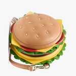 Authentic Kate spade Leather Burger zip around embellished Crossbody Brown Photo 14