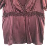 GNW Babydoll Top Womens Medium Y2K Dark Fairy Whimsigoth Boho Coquette Romantic Red Photo 4