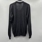 The Kooples  Wool Gray & Tan Long Sleeve Cardigan Sweater Size XL‎ Photo 3