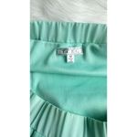 TCEC Color Block Pleated Maxi Skirt Size Medium - Turquoise Photo 6