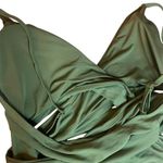 Aerie  Women's 2XL Green One Piece Swimsuit Adjustable Straps Photo 2