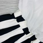 Double Zero  white top romper jumper shorts with leather straps large Photo 7