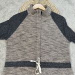 Anthropologie Dolan Women’s Zip Up Long Knit Sweater Jacket Drawstring Size M Brown Size M Photo 2