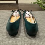 C.Paravano Chic Green and Black Bow Flats Size undefined Photo 2
