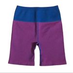 Fabletics High-Waisted Seamless Rib Short Size XS Electric Blue/ Glowing Pink Photo 4