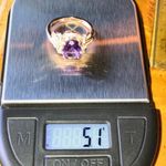 Natural Rose de France Amethyst Sterling Silver Ring Size 8 Purple Photo 8