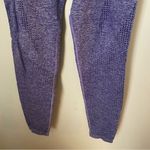 Rocky Gains Leggings Purple Ribbed Athletic Athleisure Workout Comfy Stretchy Size L Photo 5