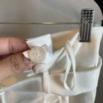 Antonio Melani Pants Women 16 White Alexis Pleated Wide Leg Cropped Belt Career Photo 7