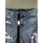 Aeropostale Mom Jeans Women 8 Distressed Mid‎ Rise Blue Photo 3