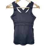 Lululemon  Swift Tank Top Black Luxtreme Sleeveless Racerback Athletic Tank Sz 4 Photo 7