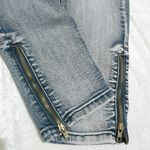 Bubblegum  washed denim
Crop ankle zip
Size 5/6 Photo 1