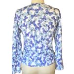 Karen Scott  Ladies BUTTERFLY Cardigan Thin Summer Sweater ~ Top Shirt ~ Size S Photo 2