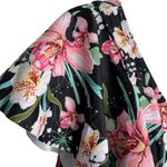 PatPat Floral Ruffle Sleeve Front Keyhole Cutout One Photo 3