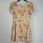 Idyllwind Floral Crochet Trim Pocketed Mini Dress Size Medium Photo 5