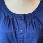 Van Heusen Sleeveless Blue Relaxed Tank Top Photo 4