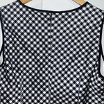 New York & Company Sleeveless Dress Black & White Gingham Check Women’s 12 Photo 3
