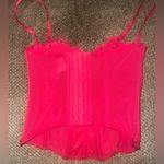 Urban Outfitters  Out from Under red modern love lace corset size small Photo 6