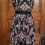 Sweet Caged Bodice CHORD High Low Dress 3 Blue Photo 0