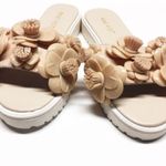 Neutral Slides Sz 6 Nine West Relly Sandals Photo 1