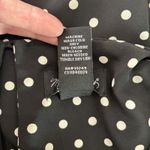 Maggie Barnes Blouse Top Womens 4X Black Polka Dot Short Sleeve Relaxed Fit Boxy Photo 6