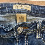 Earl Jean Capri Roll Cuff Denim Womens Size 6 Cropped Simple Casual Everyday Blue Photo 5