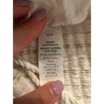 Aerie  White and Gold Baby Cami Crop Top Size XS NWT Photo 2