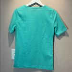 J.Crew Women’s Waffle Textured Mint Green T Shirt Size Small NWT Photo 5