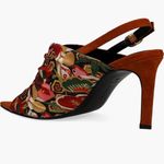 Natori  Reen sling back Multicolor Patterned Heels Photo 4