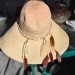 Scala  Paper Hat With Feathers Photo 0