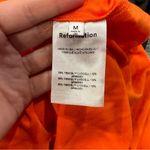Reformation  Mackenzie Orange Sleeveless Knit Dress Medium M Photo 2