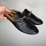 Forever 21  | Black Mule Slip On Shoes Brit‎ Buckle Photo 1